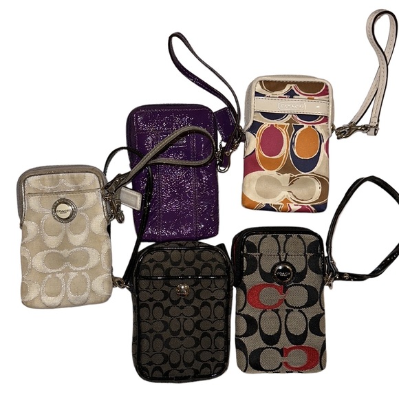 Coach wristlets